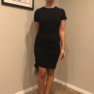 A New Day- Black, Stretchy, Rouched, Dress